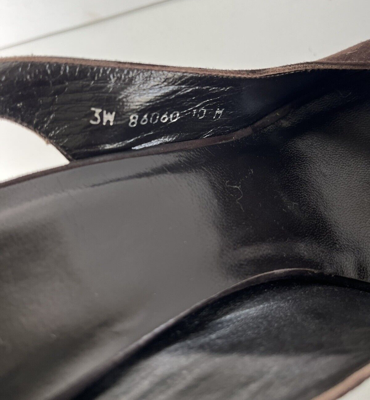 Stuart Weitzmann Brown Suede Platform Women's Pee… - image 7