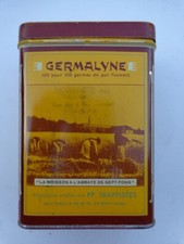 Vintage boite GERMALYNE germe de froment tole,café,bistrot,,original,déco loft