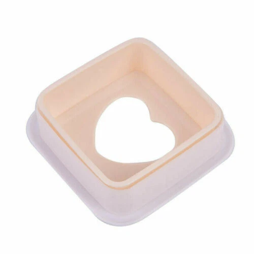 DIY Love Heart Cutter Love Heart Toast Mould Sandwich Bread Mold Shape Portable - Image 4 of 4
