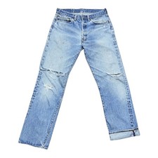 Vintage 70s Levi s 501XX Redline Selvedge Jeans Men s Actual 30x29 USA Made