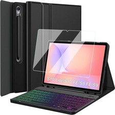Keyboard Cover Case for Samsung Galaxy Tab S10 Lite 10.9" with S Pen Holder, Blu