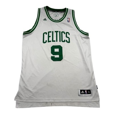 Boston Celtics Jersey Mens XL White Green NBA Basketball Rondo 9
