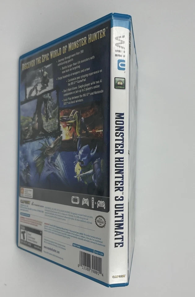 Monster Hunter 3 Ultimate (Nintendo Wii U, 2013) CB -- No manual - TESTED! MH3U - Image 3 of 4