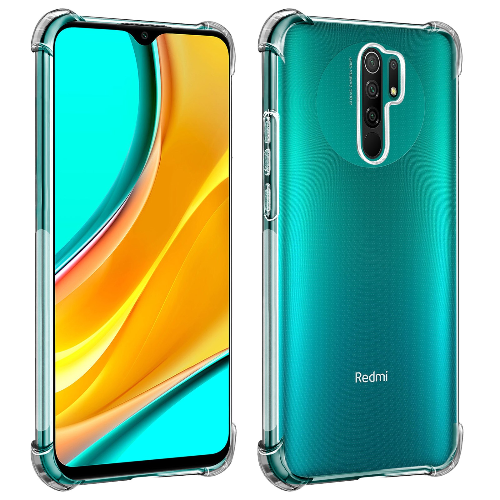 Protège écran Xiaomi Redmi 9 anti-casse à angles amortisseurs Akashi