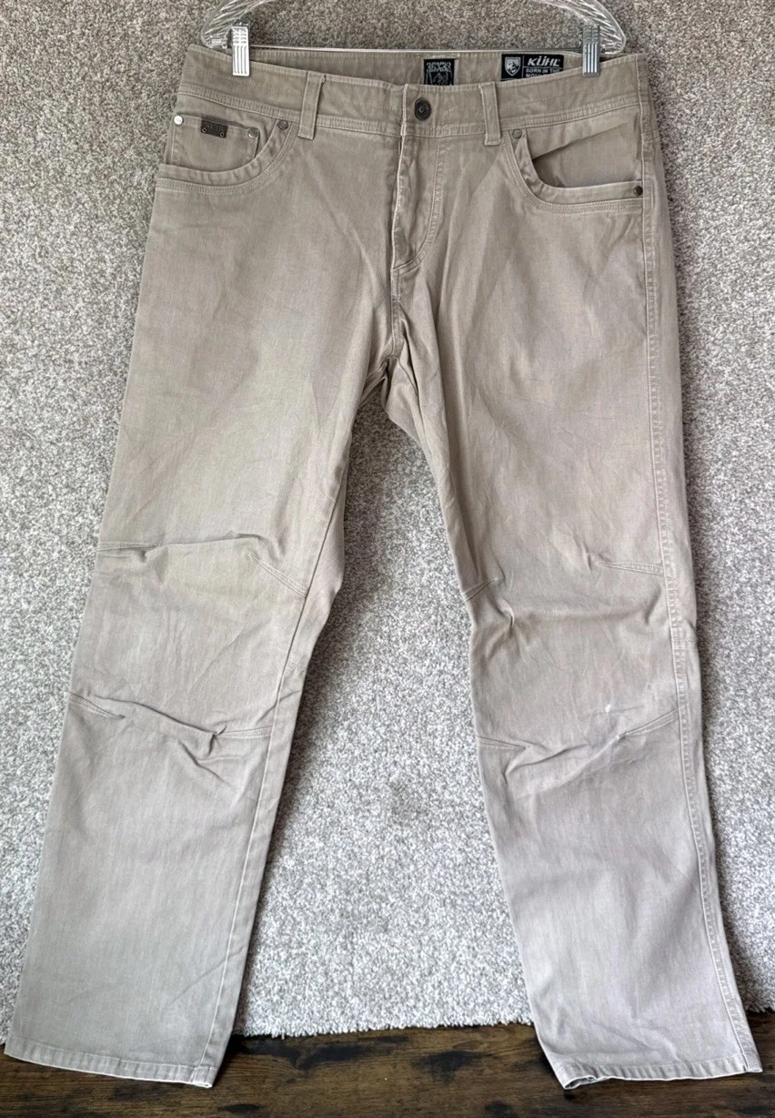 Kuhl Sykeout Kord Mens 36x32 Khaki Tan Articulated Knee Outdoor Hiking Pants
Opens in a new window o