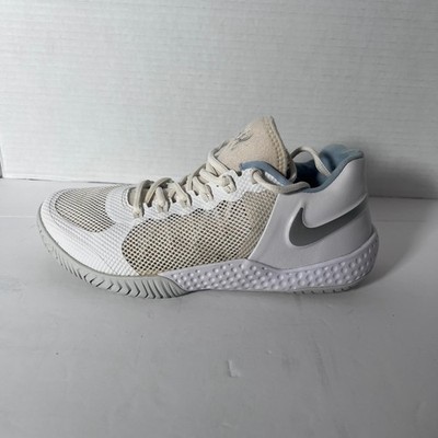 Nike Kyrie Low 2 TB White Silver Basketball Shoes Women's 8 AV4713-100