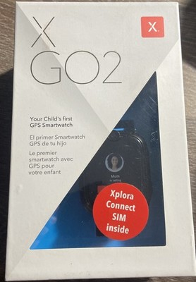 XPLORA XGO 2 GPS Watch Phone children With SIM. 4G Calls Message SOS (BLUE BAND)