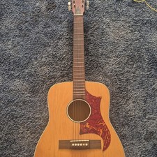 Rancher 6-String Dreadnought Acoustic Guitar, Natural Wood, Right-Handed