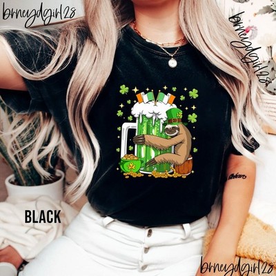 Funny St Patrick's Day Shirt For Men Women, Green Beer Drinking Shirt, St Pat...