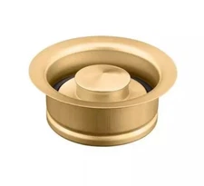Kohler K-11352-2MB Garbage Disposal Flange and Stopper, Brushed Moderne Brass