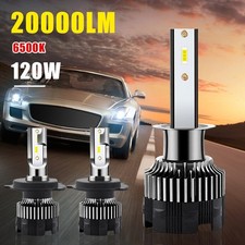 2Pcs Voiture LED Ampoule H1 H4 H7 9005 9006 H11 Voiture Phare 6500K Ampoule LED
