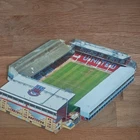 Novelty Shaped Postcard Of West Ham United Boleyn Ground Upton Park
