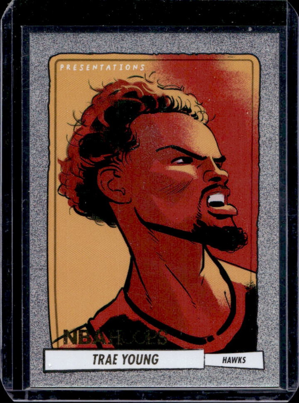 2023-24 Hoops Trae Young Presentations #8 Hawks