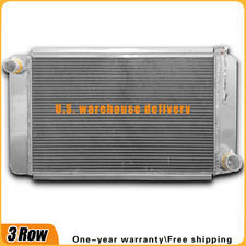 Full Aluminum Race Pro Radiator Fit 28 x 16 Chevy / GM 3-Row High-Performance