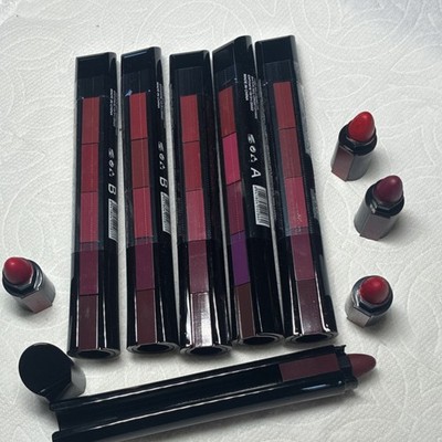 Romantic Beauty Matte Lipstick Set Stick Red Berry Plum Pink Purple