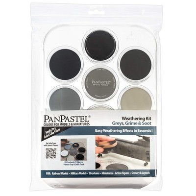 Artist Pastels by GOLDEN, Greys, Grime & Soot Set, 7 Color, Professional Arti...