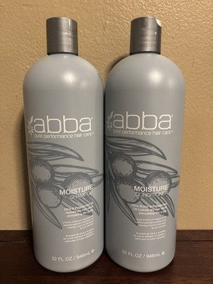 Abba Hair Care Moisture Shampoo & Conditioner For Dry Hair 32 oz Duo