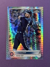 Topps Ian Happ Chicago Cubs 2022 Chrome Prism Refractor Baseball Card #199