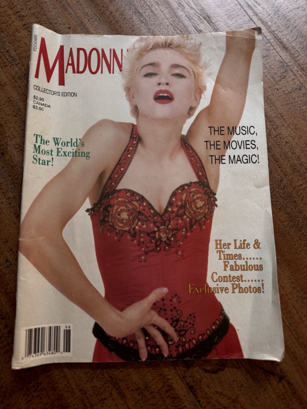 Madonna Collector's Edition Magazine Spring 1990 Exclusive Photos Preowned Cond.