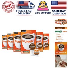 Dunkin Blend Coffee K-Cup Pods, Medium Roast - 10 Count Boxes 6-Pack