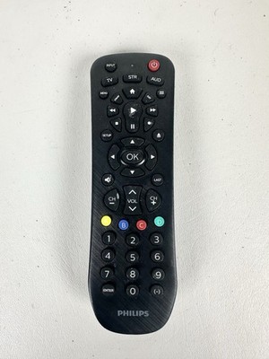 PHILIPS Universal Remote Control, Audio/Video 3 Device Black SRP9232D/27