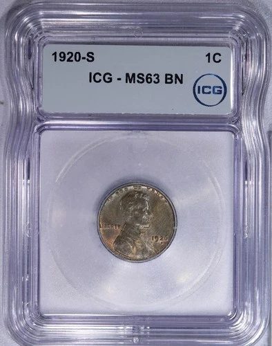 1926-S Lincoln 1c Cent - ICG MS63 BN - (Slab Erroneously States 1920-S)