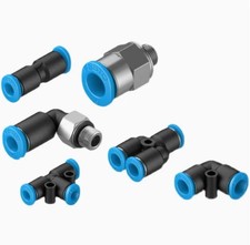 10PC NEW FESTO Threaded joint QSLL-3/8-10