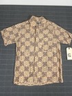 True Vintage 50’s Pilgrim Sears Rayon Atomic Geometric Loop Collar Shirt Vtg — photo 1