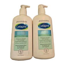 2 Pack Cetaphil Body Wash Acne Relief Wash with 2 Salicylic Acid