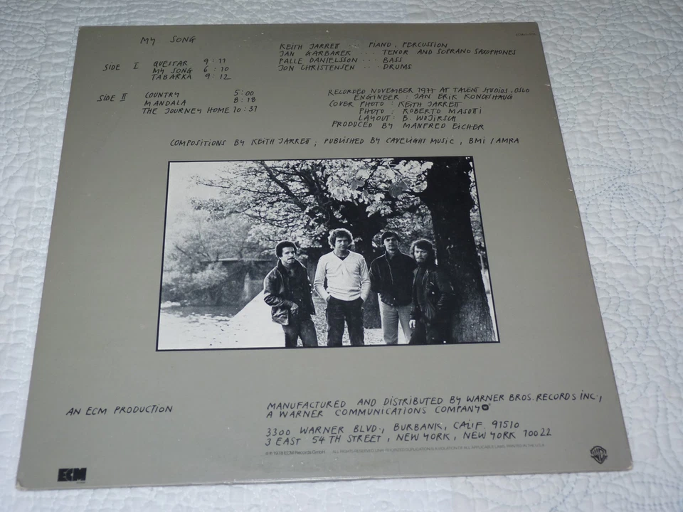 KEITH JARRETT   *    MY SONG - Image 2 of 2