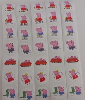 Stickers, Aufkleber 100 STK ,Peppa Pic,Dekorieren,Basteln