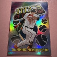 2026 Topps Series 1 Gunnar Henderson Titans of the Game #TOG-4 Orioles