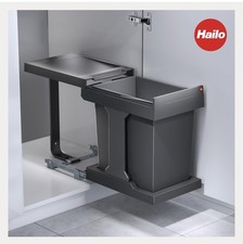 Pull Out Waste Bin, 20 litres, Hailo Solo Manual