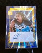 2025 Donruss WNBA Angel Reese Signature Series Blue Laser /25
