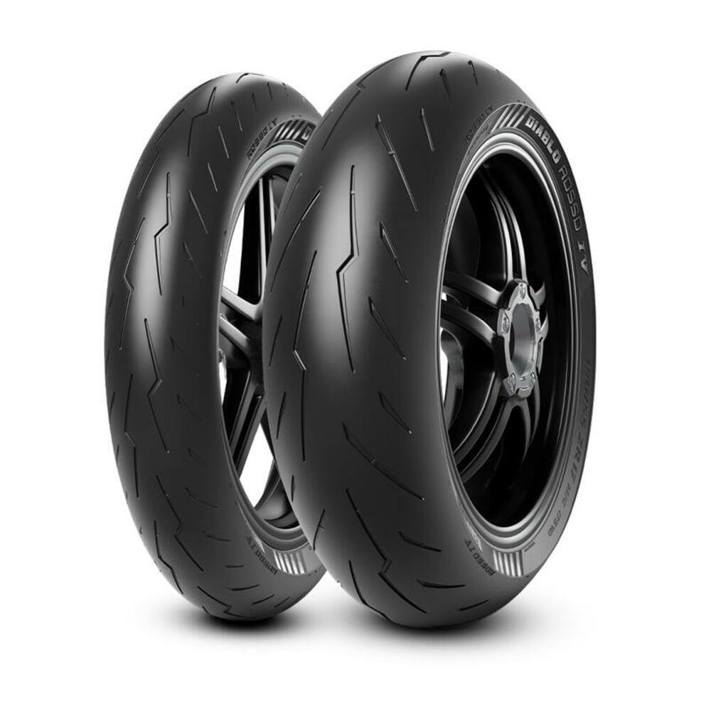 Pirelli Diablo Rosso IV Motorcycle Tyres - 180/60 ZR17 (75W) TL - Rear - Image 14