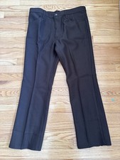 Brand New Wrangler Cowboy Slacks 36x29 Brown Polyester rancher 82bn 70's