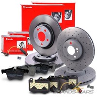 Brembo Bremsscheiben +BelÄGe +Vwk Vorne+Hinten FÜR Mercedes C-KLASSE W205