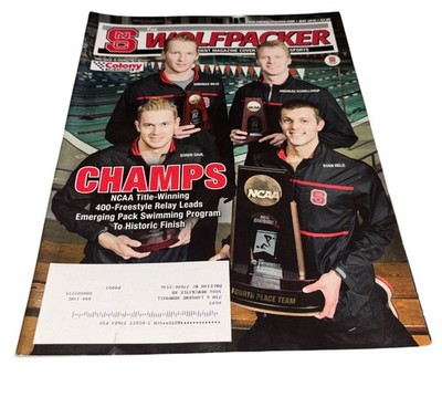 NC State Wolfpack 2016 Ryan Held NCAA USA Swimming Paris Gold Rio Magazine Mag