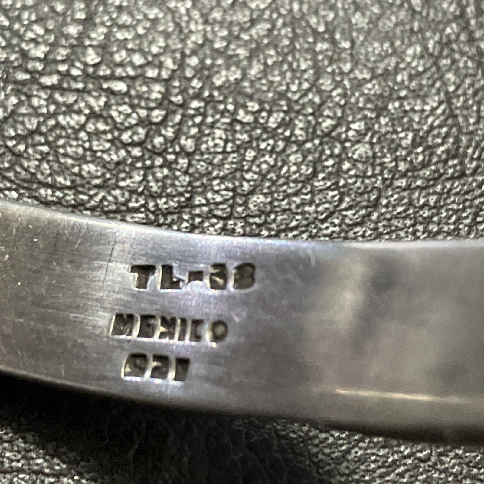 Sterling Silver Solid Bangle 44 Grams Natural Pat… - image 21