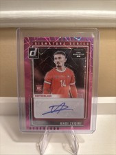 Donruss 2025-26 Andi Zeqiri Signature Series RC Auto Switzerland Pink Velocity