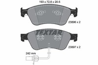 Textar Bremsbelagsatz, Scheibenbremse 2389601 FüR Audi VW