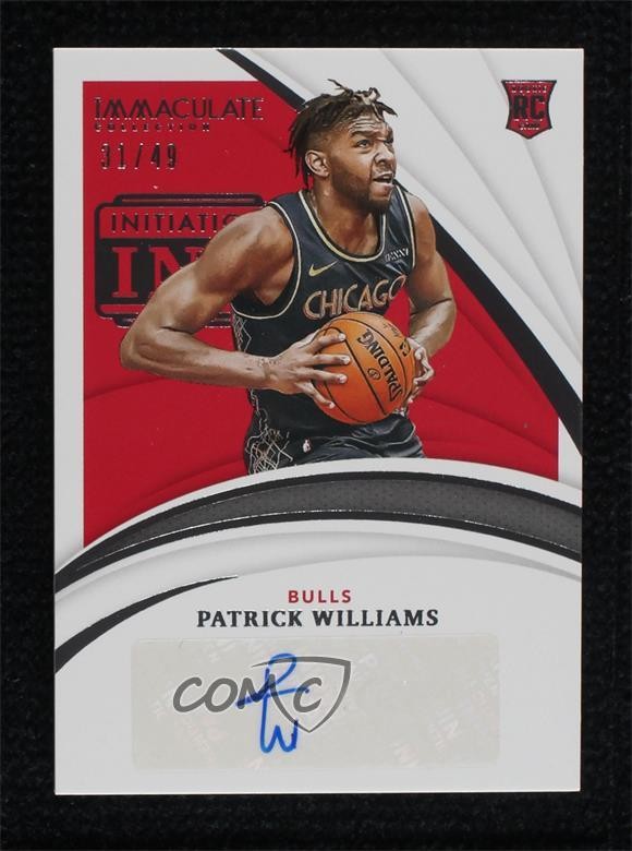 2020 Panini Immaculate Initiation Ink 31/49 Patrick Williams #INI-PWL Auto 0f2f