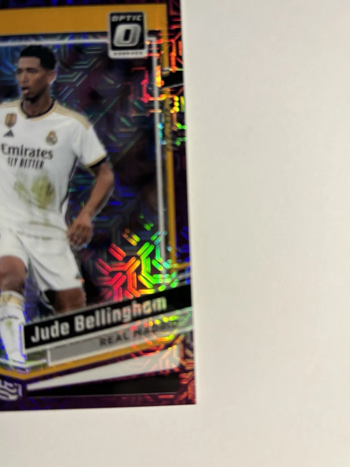 Jude Bellingham 2023-24 Panini Donruss Optic Purple Mojo Prizm /25 - Image 4 of 4