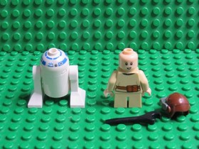 Lot 2 LEGO Star Wars Anakin Skywalker R2-D2 Minifigs 75223 75258 sw1001 Droid A6