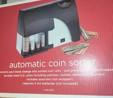 Automatic Coin Sorter 4 Barrel Brand USA Currency 