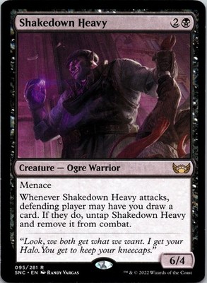 Shakedown Heavy 95 Rare Streets of New Capenna MTG Near Mint