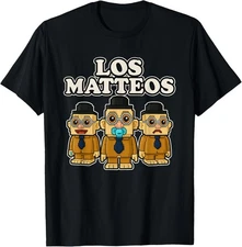 Los Matteos - Funny Mateo Italian Brainrot Kids Gaming Meme T-Shirt Gift for Dad