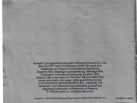 Nintendo NES Bill Elliot's Nascar Challenge Complete CIB