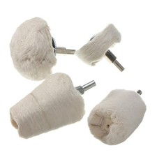 4PCS Pad Drill Polishing Buffing Mop Wheel Kit for Polisher Aluminum Stainless