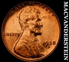 1938-D Lincoln Wheat Cent - Red Choice Gem Brilliant Unc  Lustrous  #G7663